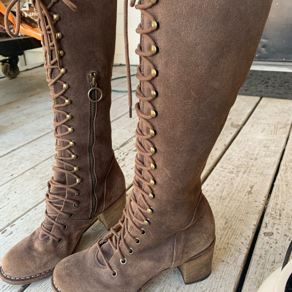 Lace up leather Fiorentini+Baker boots